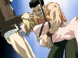 Scared anime girl