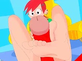 Foot fetish sex in Foster's Home For Imaginary Friends